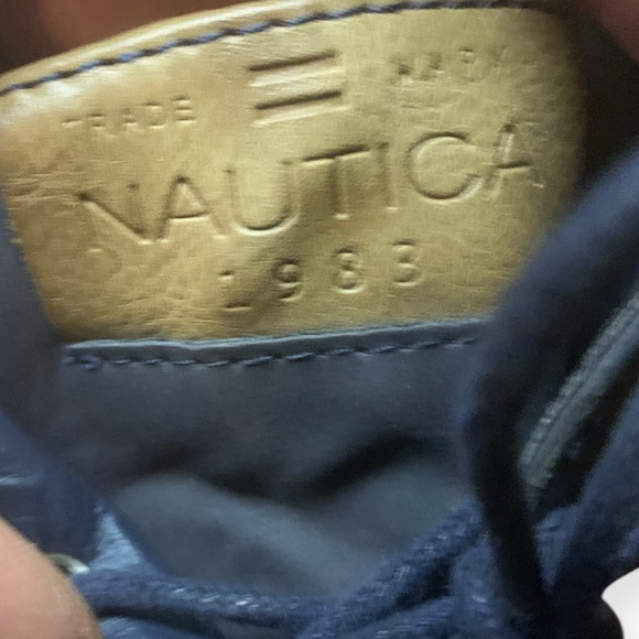 Nautica Women's Navy Wedge Boots - Picture 8 of 9